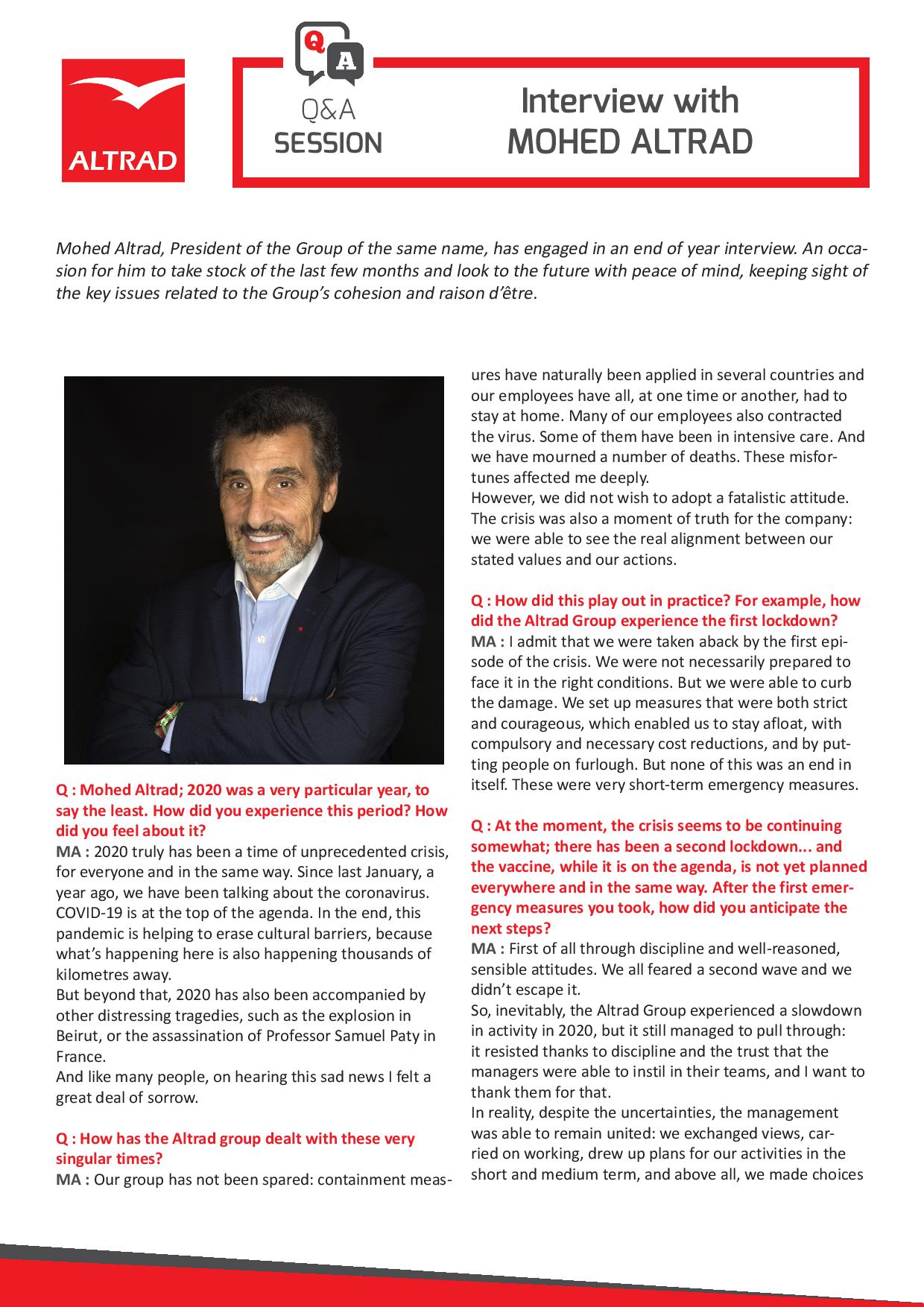 Mohed Altrad - Interview